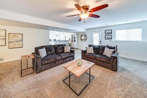 Manhattan Apartment | 4 Mi to K-State! Modern Garden-Level Apt