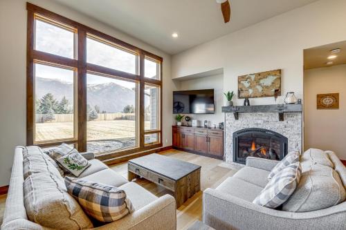 Columbia Falls House | 5 Mi to Flathead River: Serene Mountain-View Gem!