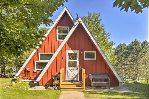 Butternut House | A-Frame Cabin w/Private Boat Dock!