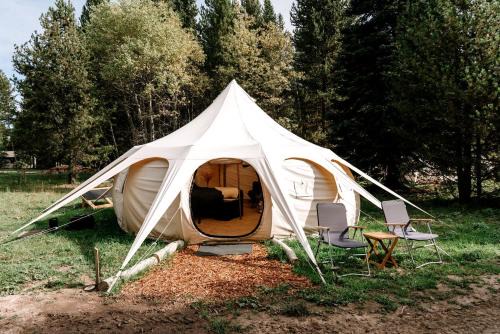 Island Park Other | Amazing Family Bell Tent Surrounded by Nature on a Wonderful Glamping Retreat in Island Park, Idaho