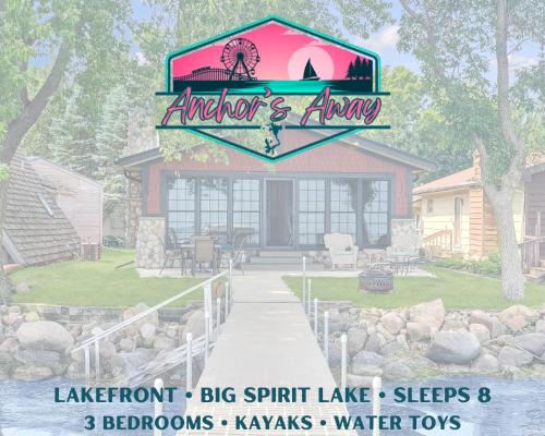 Orleans Villa | Anchors Away Cottage on Big Spirit Lake