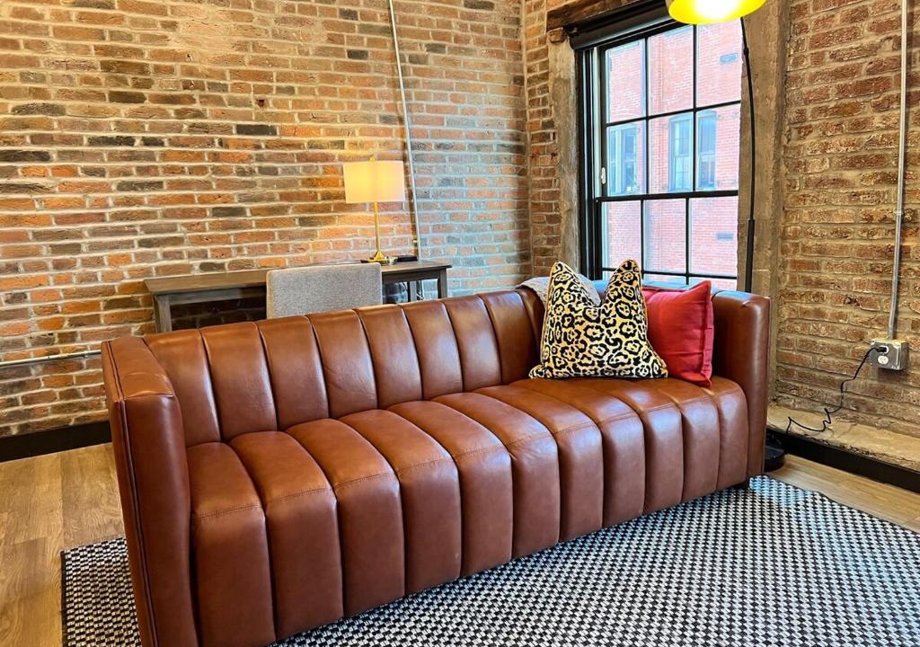 Downtown St. Louis Apartment | Brick & Bed Riverfront Lofts, T 308