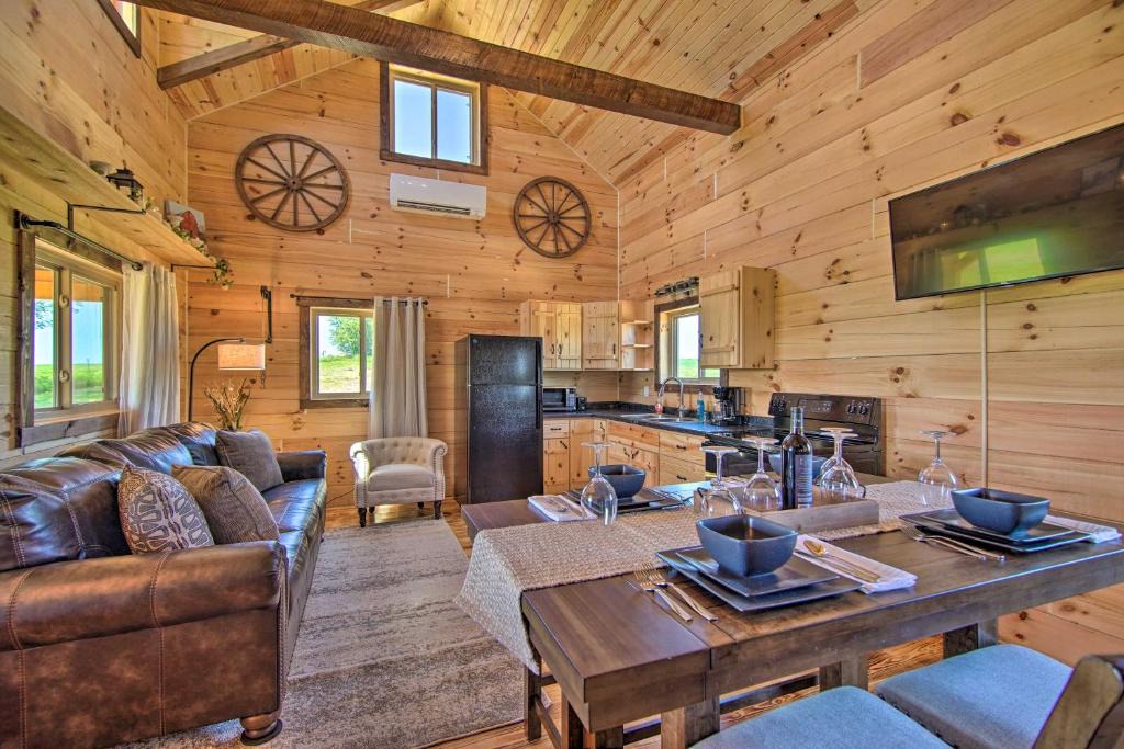 Blanchardville House | Cabin on 35-Acre Farm in Blanchardville w/Trails!