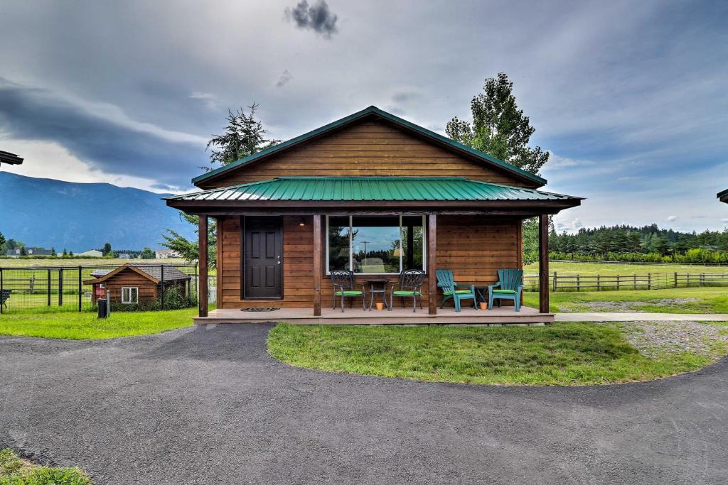 Columbia Falls House | Cabin w/Porch & View ~ 19 Mi to West Glacier