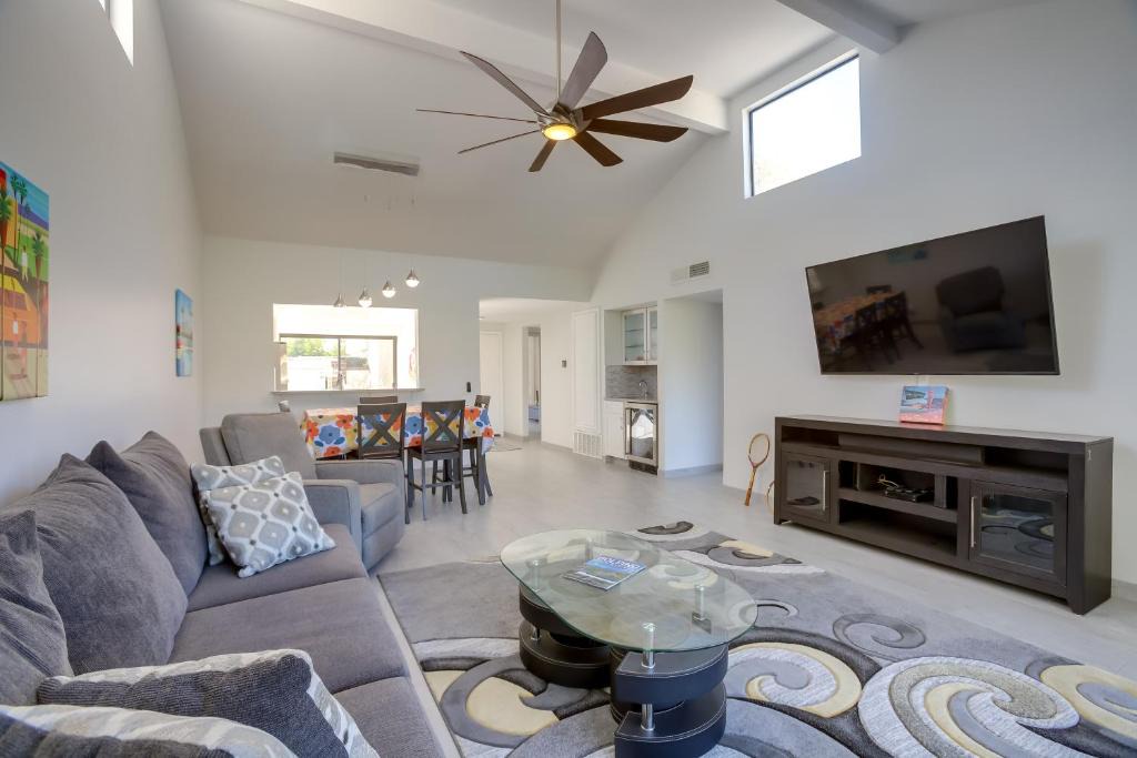 Cathedral City House | Community Perks, 2 Patios: Cathedral City Condo!
