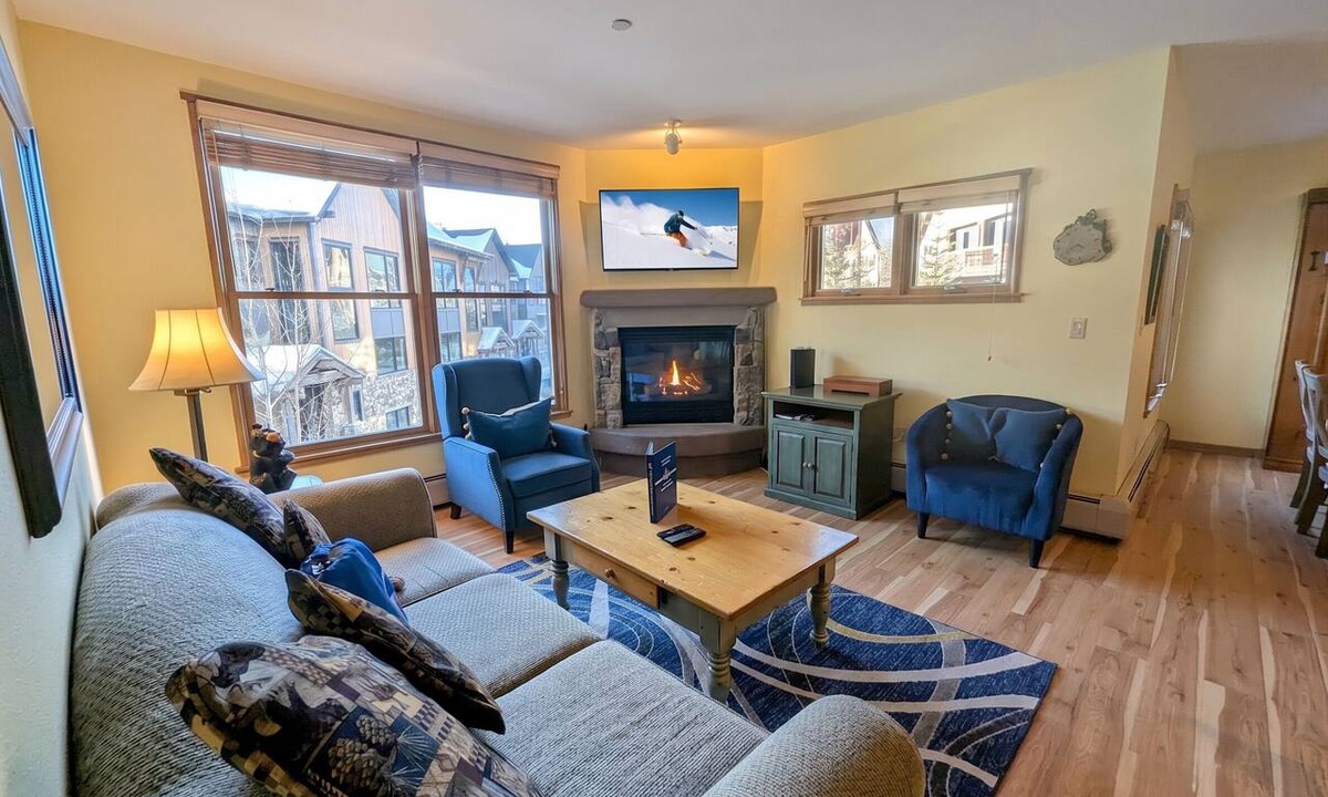 River Run Condo | Cozy Summer Retreat – Views, Hot Tub & River Run