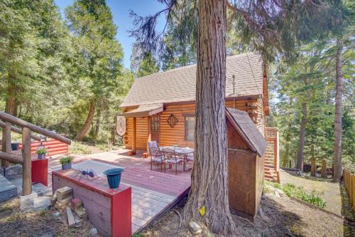 Cedarpines Park House | Crestline Area Vacation Rental Cabin w/Decks!