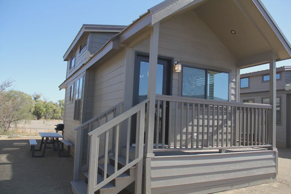 Camp Verde Cabin | Deluxe Cabin Sleeps 6 (1 Bedroom w/loft and sofa sleeper) at Resort