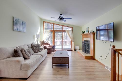 Eagle River House | Direct Access to Sno-Eagles Trails! Lakefront Home