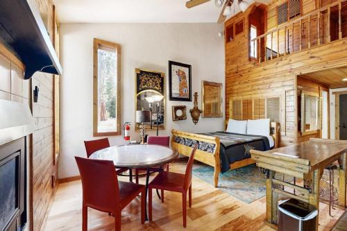 Kings Beach House | Eclectic second floor condo with loft balcony & gas fireplace - family friendly