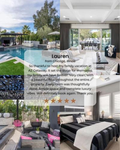 Paradise Valley Village House | Elegant Phoenix Getaway w Pool and Spa Heating