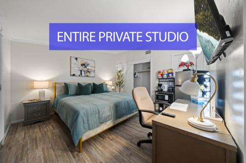 Mount Helix House | Entire Private Studio with King Bed, Bathroom, 1 Parking, Available Now