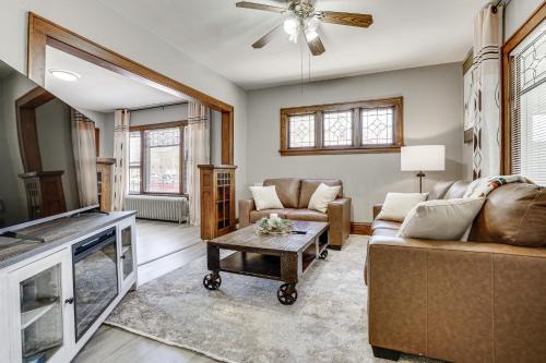 Minneapolis House | Explore Minneapolis! Pet-Friendly Home w/Sunroom