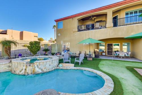 Lake Havasu City House | Gather & Unwind, Mtn-View Home in Lake Havasu City