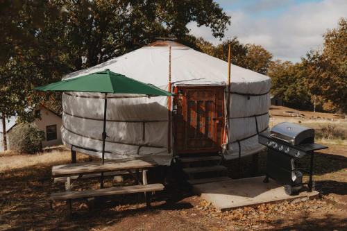 Dunlap House | Glamping yurt at a nature retreat Sequoia Highland