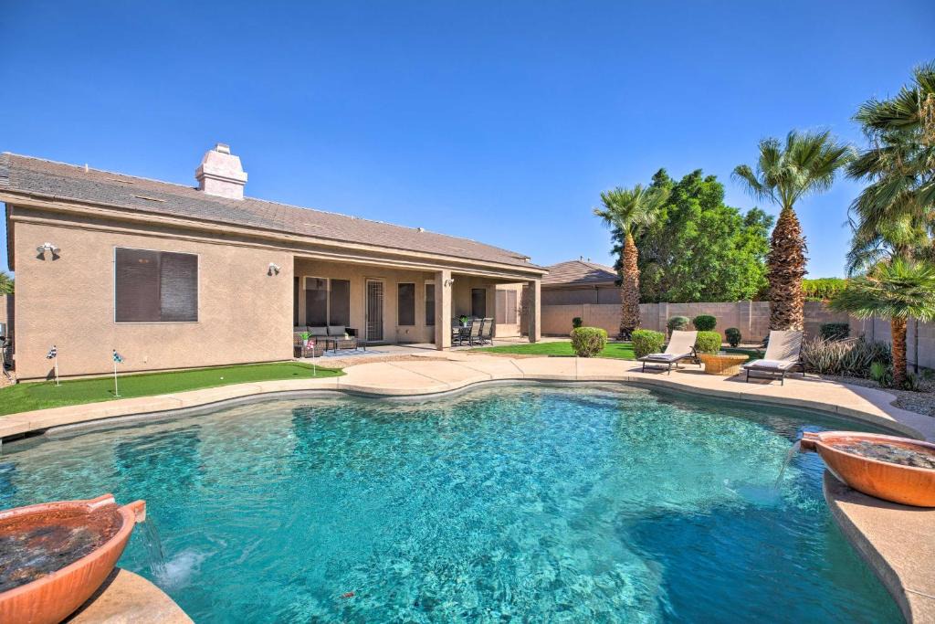 Palm Valley House | Goodyear Group Getaway w/Pool & Putting Green