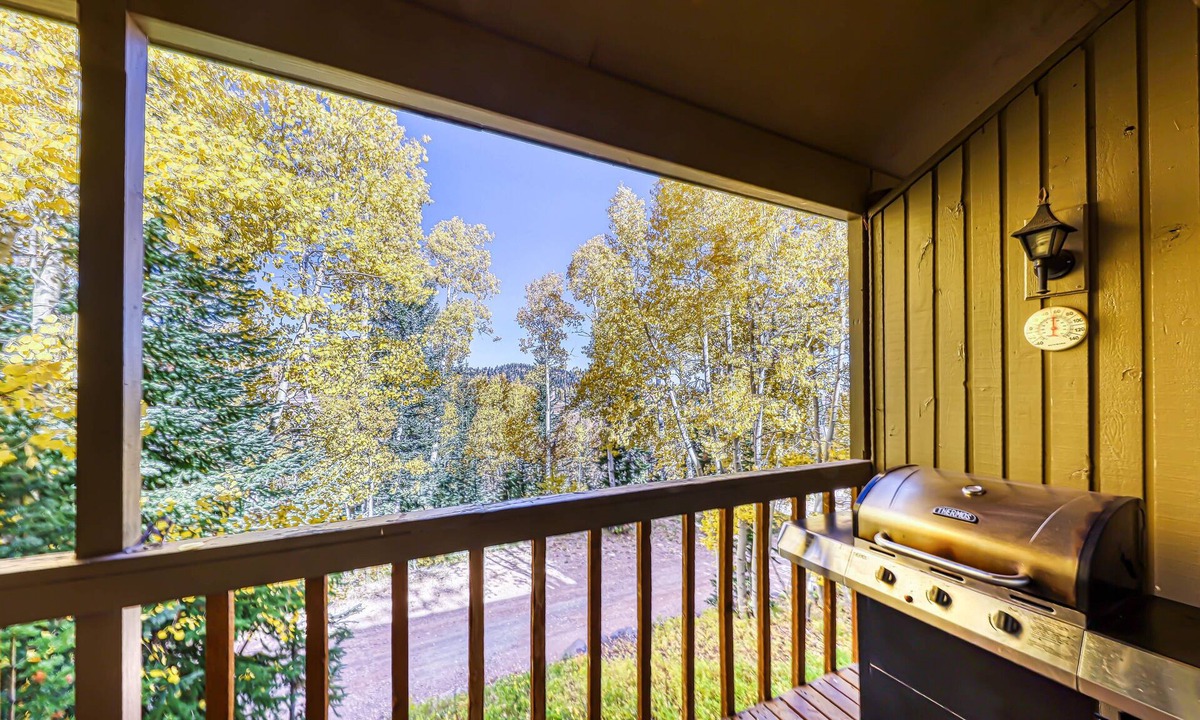 Brian Head Condo | Gorgeous ski getaway next to the Navajo slopes with kitchen, grill & fireplace