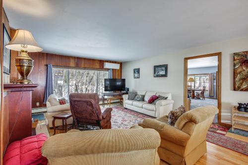 Waupaca House | Group Friendly! Riverfront Waupaca Retreat w/Yard