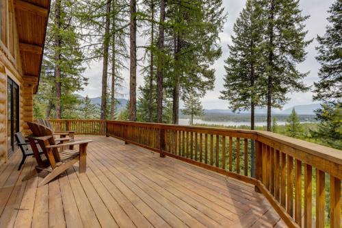 Whitefish House | Hand-Crafted Cabin w/Whitefish Lake Views!