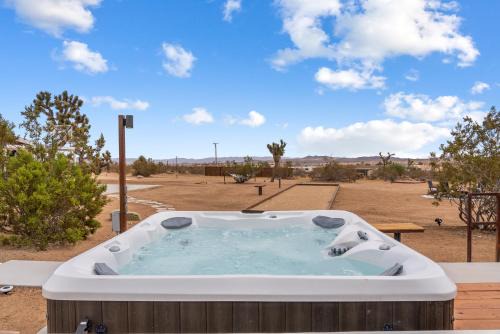 Yucca Valley House | Hot Tub Fire Pit Cowboy Pool Desert Escape