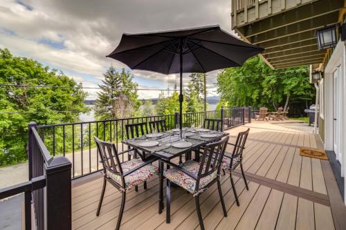 Hayden View Estates House | Hot Tub & Lake Views! Tree-Lined Hayden Home