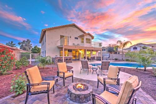 Estrella Mountain Ranch House | Hot Tub & Pool: Stunning Goodyear Home Near Lakes