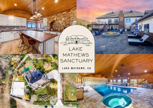 Perris House | Indoor Pool & Spa - Gym - Sauna - Pickleball Court