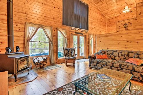 Nevis House | Lakefront Cabin w/Private Deck, Dock & Fire Pit!