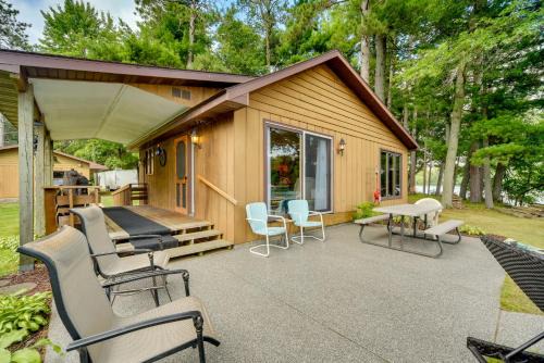 Chetek House | Lakefront Chetek Vacation Rental w/Private Dock!