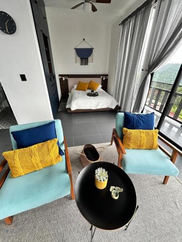Cuetzalan del Progreso Hotel | Loft ËNXË Boutique Habitación Green