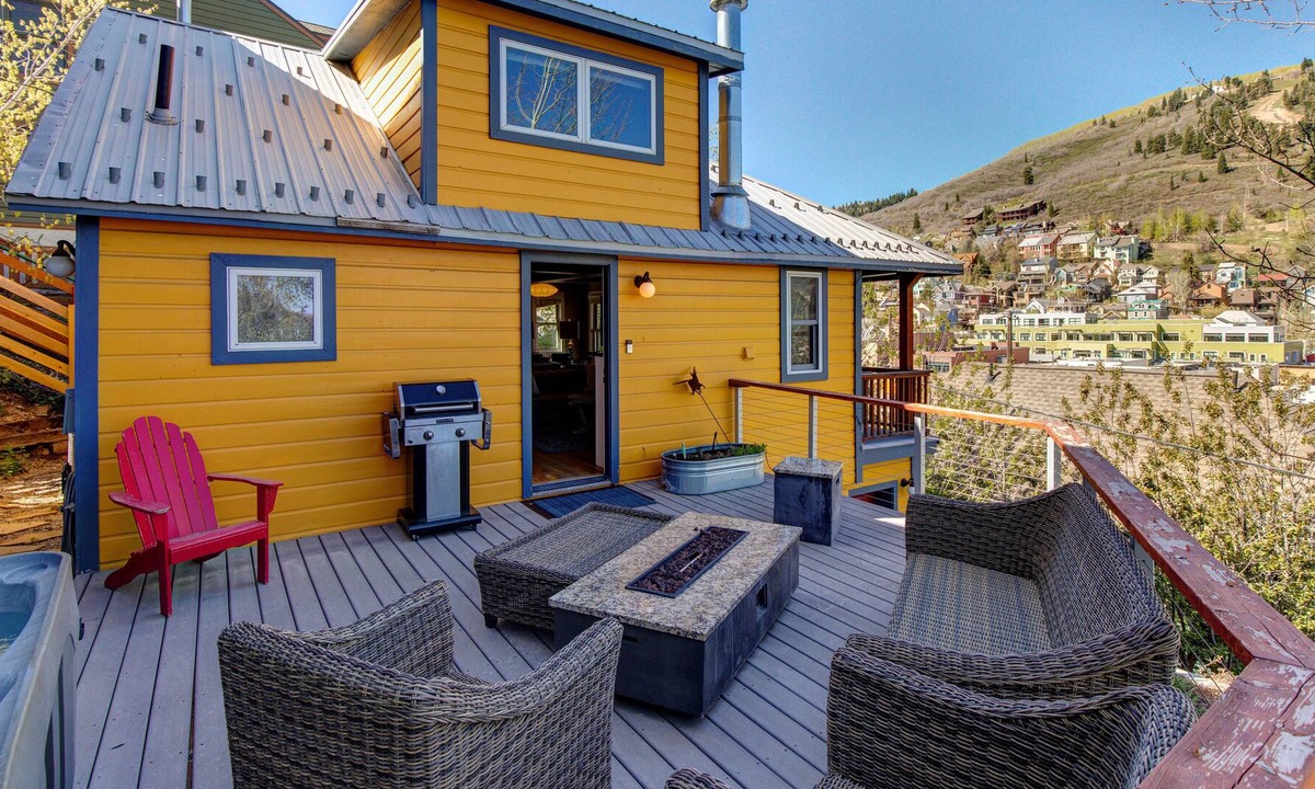 Downtown Park City House | Luxe house with mountain-view deck & hot tub access - steps to Main Street