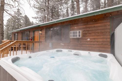 Rapid City House | Meadowbrook Cabin Retreat- Hot Tub Escape
