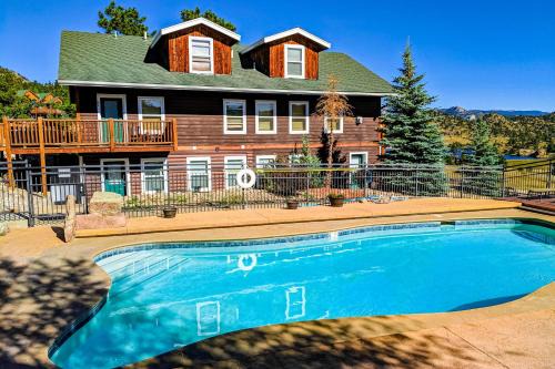 Estes Park House | Memorable mountain condo with 2 fireplaces, lovely views, W/D, & pool access