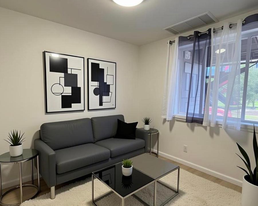 Excelsior Apartment | Modern 2BR 2BA Apartment Garden-View