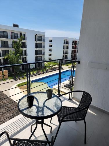 Nuevo Vallarta Apartment | Moderno y comodo Depto con terraza y alberca