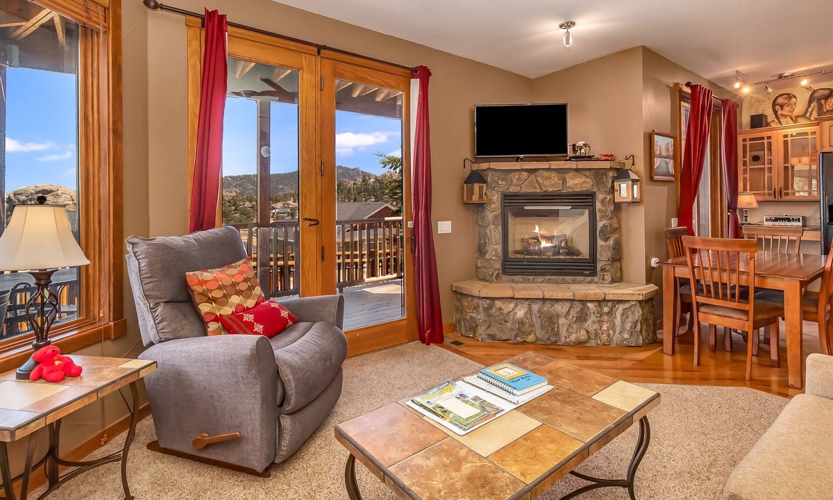 Estes Park Condo | Mount Stratus 11B - 2 Br Condo with Marys Lake and Mountain Views