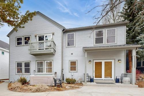 North Park City House | Mountain view home with hot tub fireplace & perfect walk-to-lift location