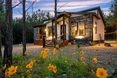 Pickens House | New At Ease Honeymoon Cabin Hot Tub Romantic