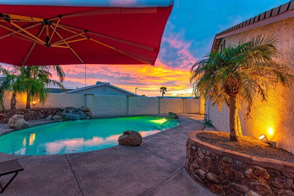Lake Havasu City House | NEW! Lake Home w/ Pool, Fire Pit, Close to off-roading!