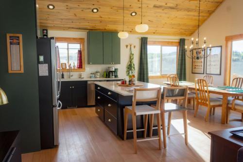 Indian Mountain House | Off Grid Mountain Cabin with Deck and Divide Views