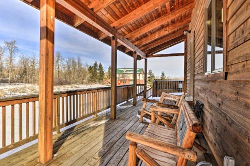Red Lodge House | 'Off The Beaten Path' Cabin w/Mtn Views & Hot Tub
