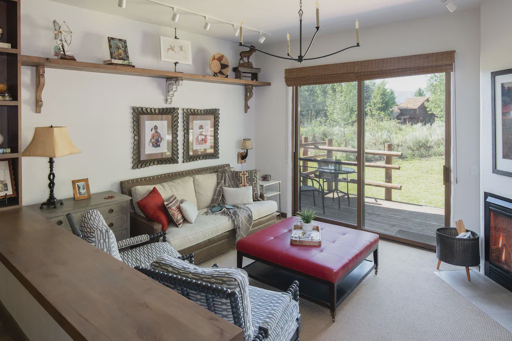 Spring Creek Ranch Condo | Outpost: Harvest Dance 3177 - Pool Access, Fireplace and Teton Views!