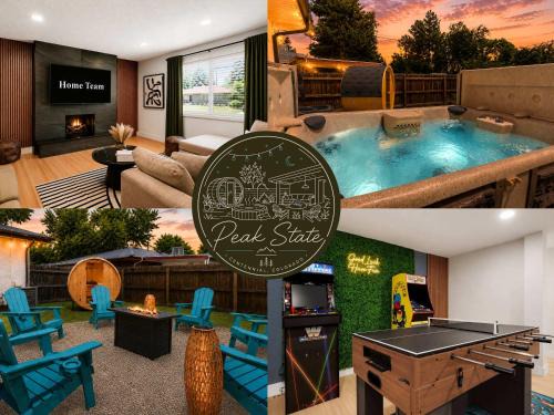 Littleton House | Peak State Hot Tub Sauna & Arcade