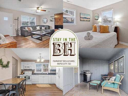 Rapid City House | Pet Friendly Large Fenced Backyard Covered Patio
