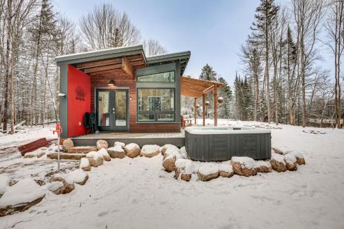 Eagle River House | Private Hot Tub: Waterfront Home along Eagle River