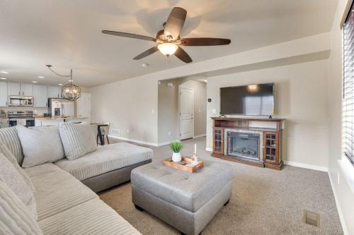 Colorado Springs House | Private Yard BBQ Patio Sleeps 8 4BR