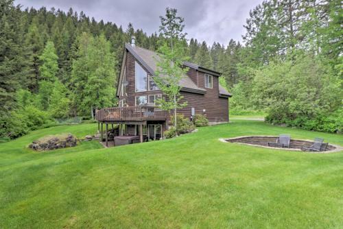 Whitefish House | Quiet + Elegant Whitefish Home w/Hot Tub