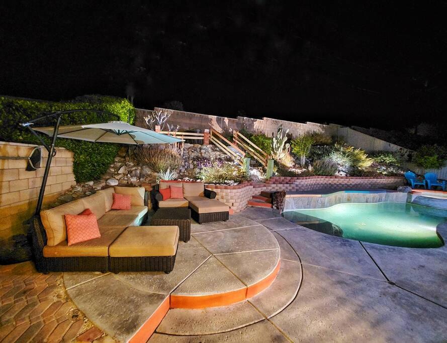 Desert Hot Springs House | Rainbow Springs - 5 Bedroom Oasis w/ Pool+Spa