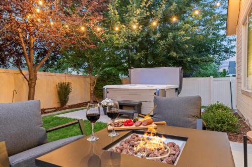 Meridian House | Roaring Springs Spa Retreat BBQ Firepit