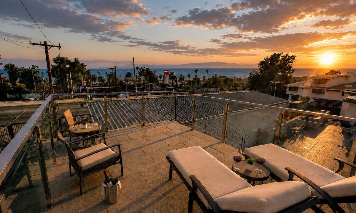 Ensenada House | Rooftop Ocean views, great outdoor space, A/C, prime location, gated, firepit